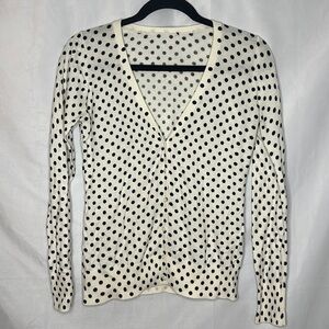 RED BRAND POLKA DOT SWEATER (Medium)